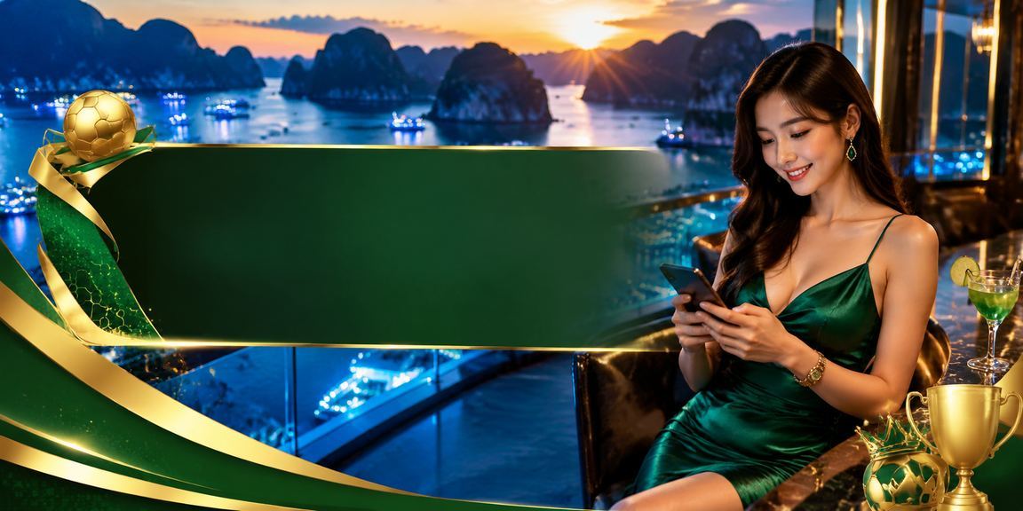 Người chơi tại Hạ Long Bay xem khuyến mãi VIP trên điện thoại